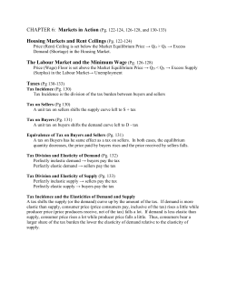 CHAPTER 6: Markets in Action (Pg