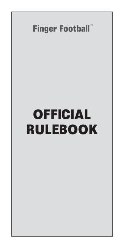OFFICIAL RULEBOOK
