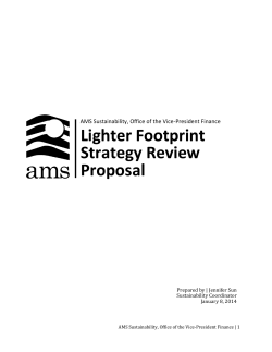 Lighter Footprint Strategy Review Proposal