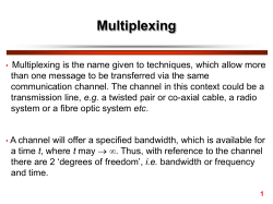 Multiplexing