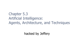Chapter 5.3, AI Agents