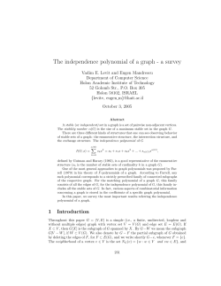 The independence polynomial of a graph - a survey