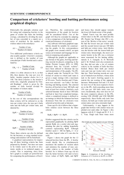 Comparison of cricketers` bowling and batting performances using