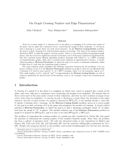 On Graph Crossing Number and Edge Planarization