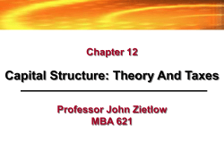 financial administration of the firm fin 5043--930