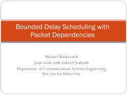Bounded Delay Scheduling with Packet Dependencies