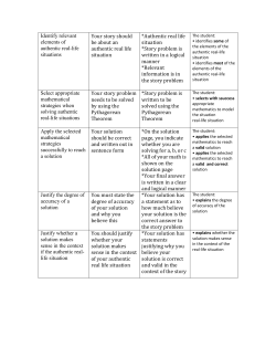 Identify relevant elements of authentic real