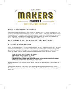 market f - Goderich Makers Mercantile