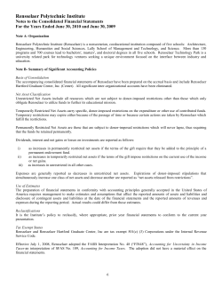 footnotes to the financial statements