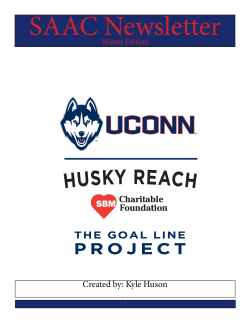 SAAC Newsletter - College Sports Live