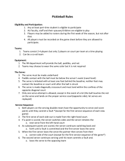 Pickleball Rules