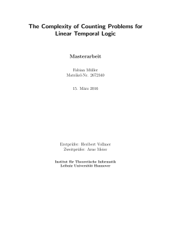 The Complexity of Counting Problems for Linear Temporal Logic