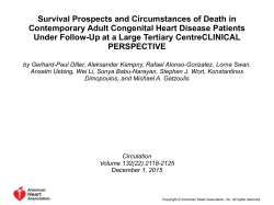 Survival Prospects and Circumstances of Death in