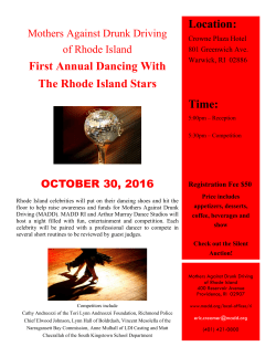 First Annual Dancing With The Rhode Island Stars
