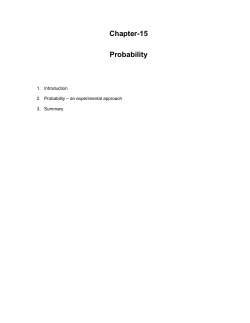 PDF of Probability