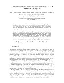 Q-learning strategies for action selection in the