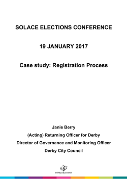 Case Study Registration Process Janie Berry