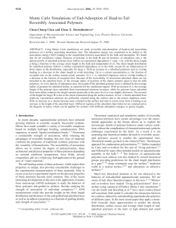 Monte Carlo simulations of end-adsorption of head-to