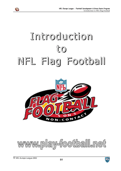 Introduction to NFL Flag Football