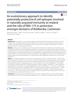 An evolutionary approach to identify potentially protective B cell