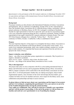 Stronger together &ndash; how do we proceed?