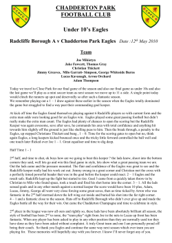 12 May Radcliffe A - Chadderton Park FC