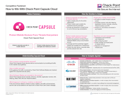 How to Win With Check Point Capsule Cloud