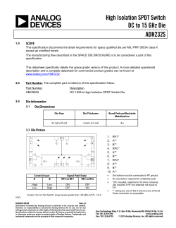 This specification documents the detail
