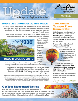 get up to $300 - Linn Area Credit Union