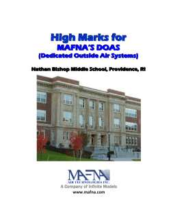 School Gets - MAFNA Air Technologies