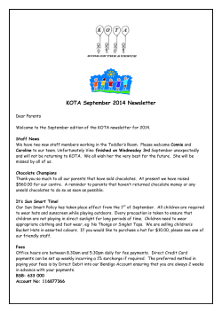 September Newsletter