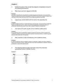 Chapter 2 1. Identify the parts of the circular