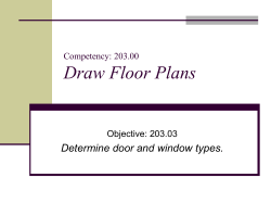 A2 Unit C Floorplans 203.03 Doors and Windows