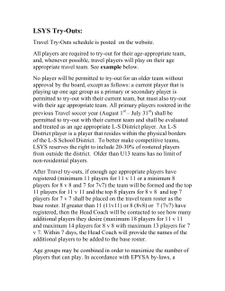 LSYS Tryout Explanation