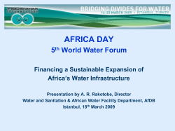 Bienvenue - African Development Bank