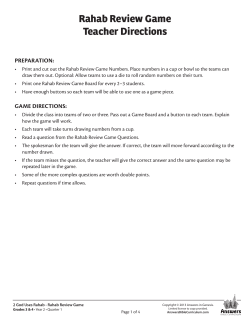 2 God Uses Rahab - Rahab Review Game.indd