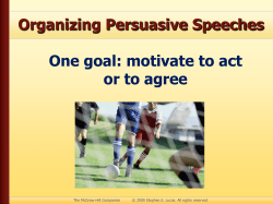 Monroe Motivated Sequence