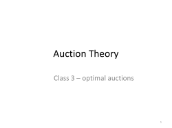 optimal auctions