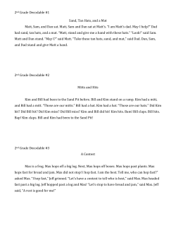 2nd Grade Decodables