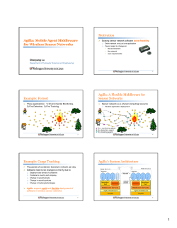 Agilla: Mobile Agent Middleware for Wireless Sensor Networks