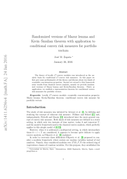 Randomized versions of Mazur lemma and Krein