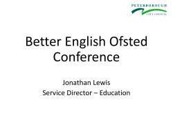 PowerPoint Presentation - Peterborough Education Network