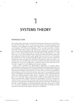 systems theory - SAGE Publications Ltd