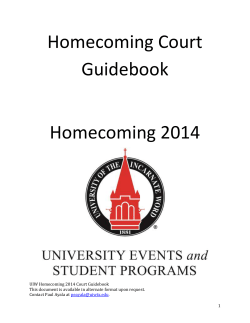 Homecoming Court and King and Queen Selection Process