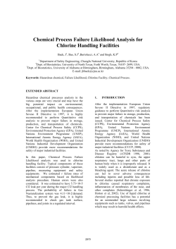 Chemical Process Failure Likelihood Analysis for