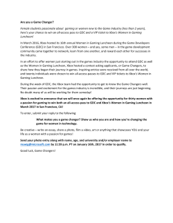 Are you a Game Changer? Female students