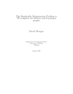 The Bandwidth Minimization Problem is NP