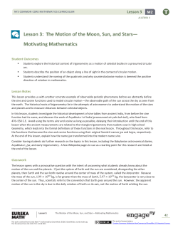Algebra II Module 2, Topic A, Lesson 3: Teacher Version