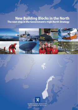 The Next Step in the Government`s High North Strategy
