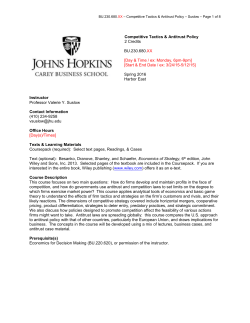 230.680 - Johns Hopkins Carey Business School